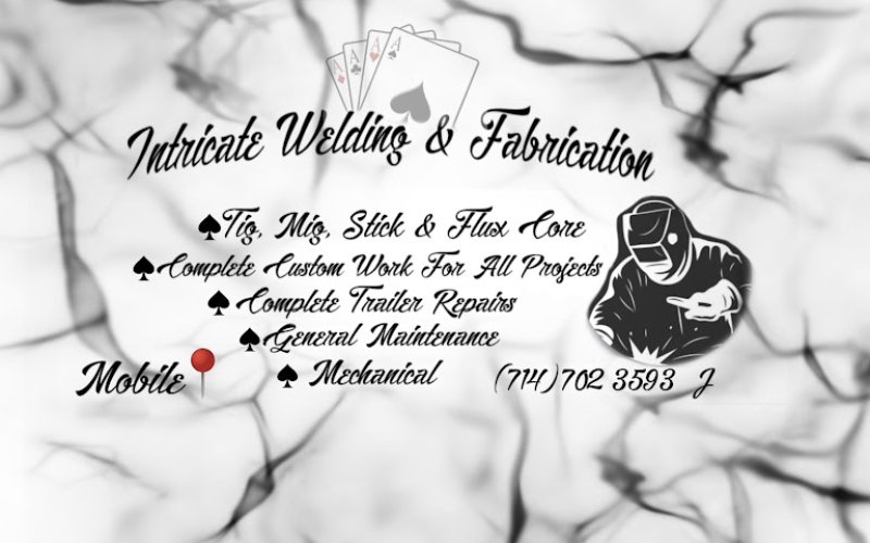 INTRICATE WELDING AND FABRICATION