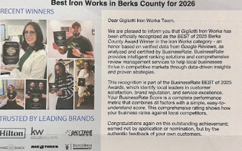 Gigliotti Iron Works — Iron works in Reading